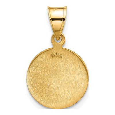 14K Yellow Gold St Joseph Medal Pendant – view 4