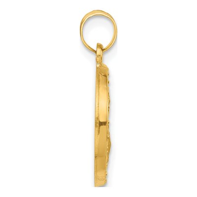 14K Yellow Gold St Joseph Medal Pendant – view 3