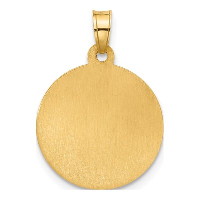 14K Yellow Gold St Joseph Medal Pendant – view 4