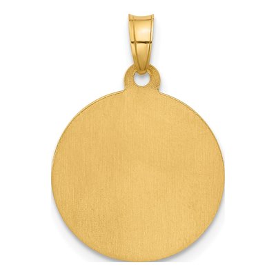 14K Yellow Gold St Joseph Medal Pendant – view 3