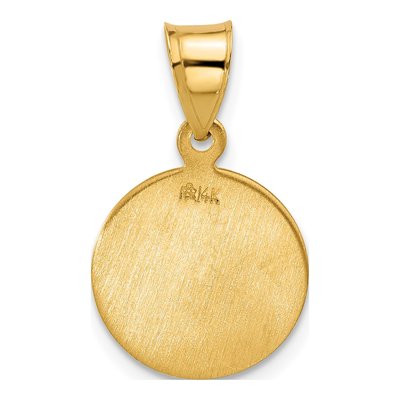 14K Yellow Gold St Jude Thaddeus Medal Charm – view 4