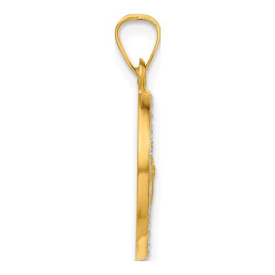 14K Yellow Gold St Jude Thaddeus Medal Pendant – view 2