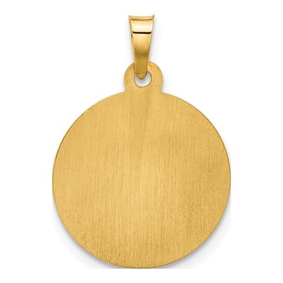 14K Yellow Gold St Jude Thaddeus Medal Pendant – view 3