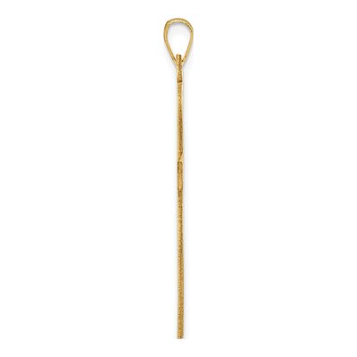 14K Yellow Gold Cross Pendant – view 3