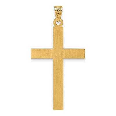 14K Yellow Gold Cross Pendant – view 4