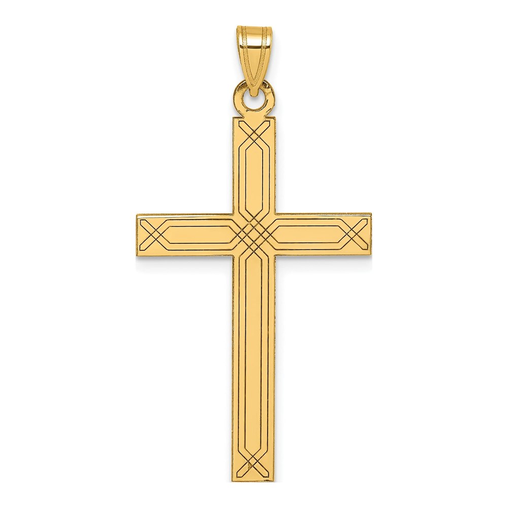 14K Cross Pendant