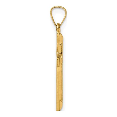 14K Yellow Gold Latin Cross Pendant – view 3