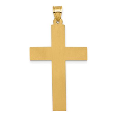 14K Yellow Gold Latin Cross Pendant – view 4