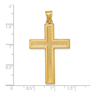 14K Yellow Gold Latin Cross Pendant – view 5