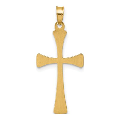 14K Yellow Gold Religious Cross Pendant – view 4