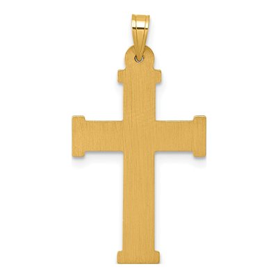 14K Yellow Gold INRI Crucifix Pendant – view 4