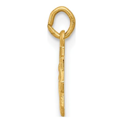 14K Yellow Gold Blessed Virgin Mary Charm – view 3