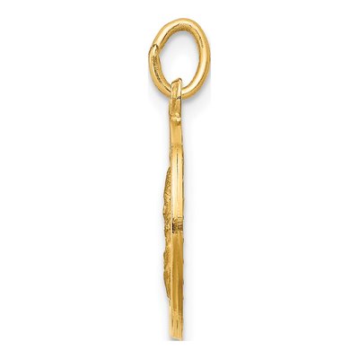 14K Yellow Gold Matka Boska Czestochowska Medal Pendant – view 3