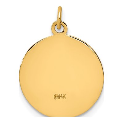 14K Yellow Gold Jesus Mary Joseph Medal Charm – view 5