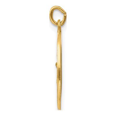 14K Yellow Gold Infant of Prague Medal Charm – view 3