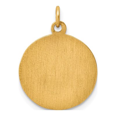 14K Yellow Gold Infant of Prague Medal Charm – view 5