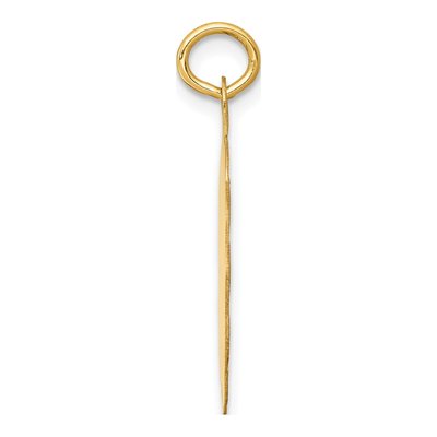 14K Yellow Gold First Communion Disc Pendant – view 3