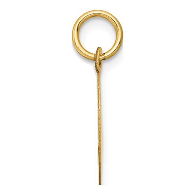 14K Yellow Gold Holy Communion Round Disc Charm – view 3