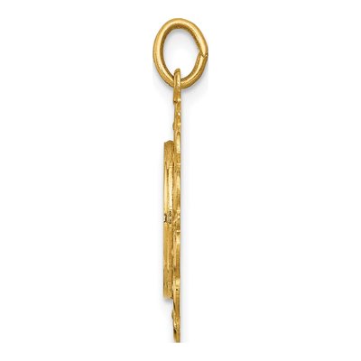 14K Yellow Gold Saint Anthony Medal Pendant – view 3