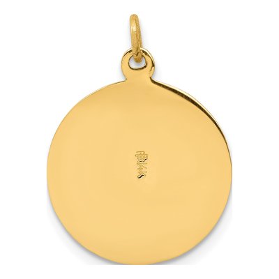 14K Yellow Gold Saint Patrick Medal Charm – view 5