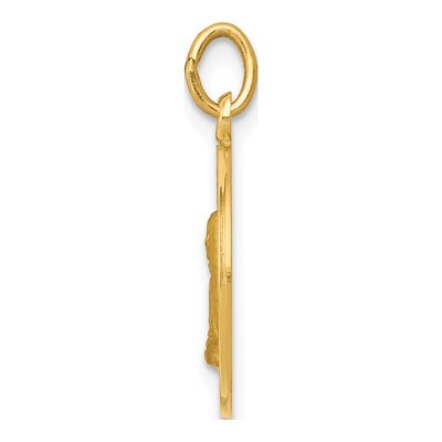 14K Yellow Gold Mother Cabrini Medal Charm – view 3
