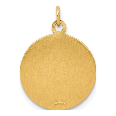 14K Yellow Gold Mother Cabrini Medal Charm – view 5
