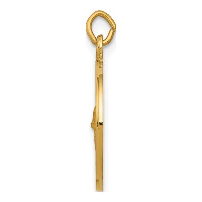 14K Yellow Gold Saint Gerard Medal Charm – view 3