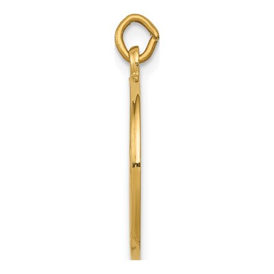 14K Yellow Gold St John Baptist Medal Pendant – view 3