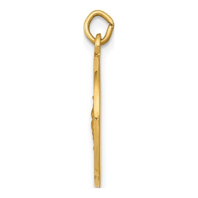 14K Yellow Gold Saint George Medal Charm – view 3