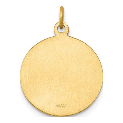 14K Yellow Gold Saint George Medal Charm – view 5