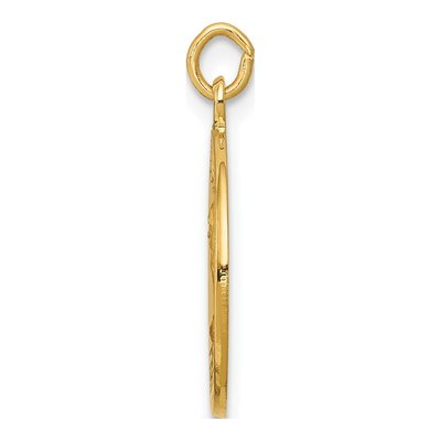 14K Yellow Gold Saint Andrew Medal Charm – view 3