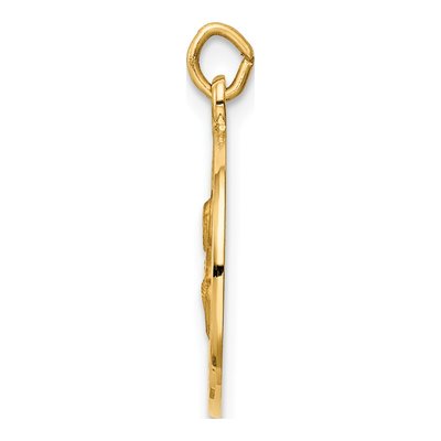14K Yellow Gold Saint Peter Medal Pendant – view 3