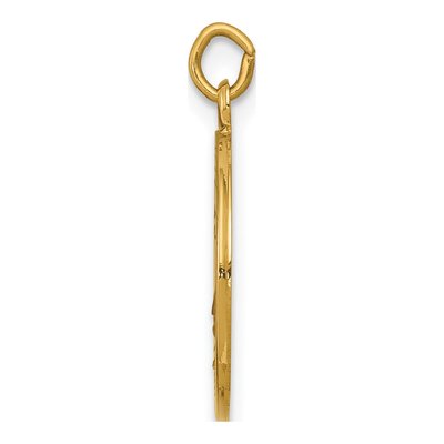 14K Yellow Gold St Elizabeth Seton Medal Charm – view 3