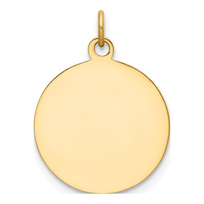 14K Yellow Gold St Elizabeth Seton Medal Charm – view 5