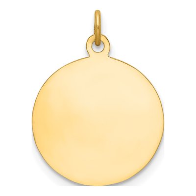 14K Yellow Gold Saint Roch Medal Charm – view 5