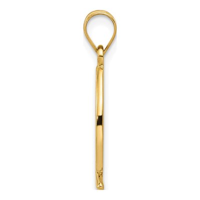 14K Yellow Gold Ichthus Fish Pendant – view 3