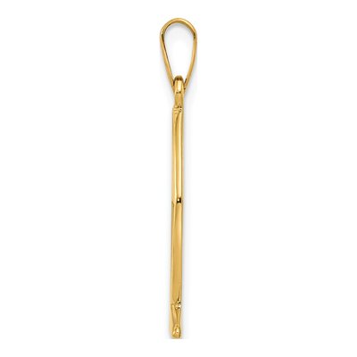 14K Yellow Gold Ichthus Fish Pendant – view 3