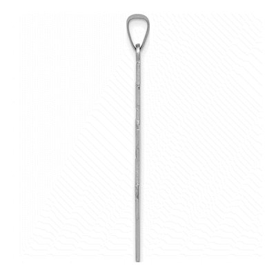 14K White Gold Eastern Orthodox Cross Pendant – view 3