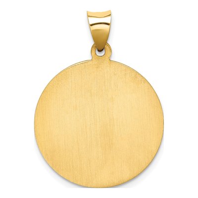 14K Yellow Gold Saint Jude Medal Pendant – view 5