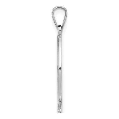 14K White Gold Ichthus Fish Pendant – view 3