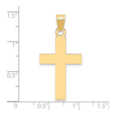 14K Yellow Gold Cross Pendant – view 4