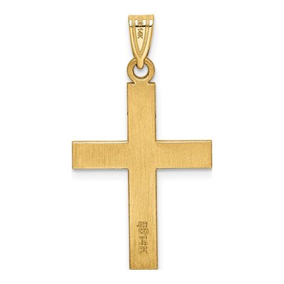 14K Yellow Gold Cross Pendant – view 5