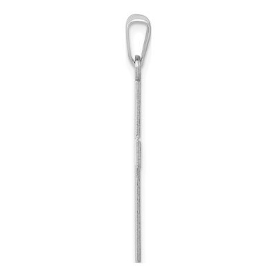 14K White Gold Cross Pendant – view 3