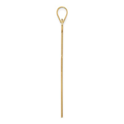 14K Yellow Gold Large Cross Pendant – view 3