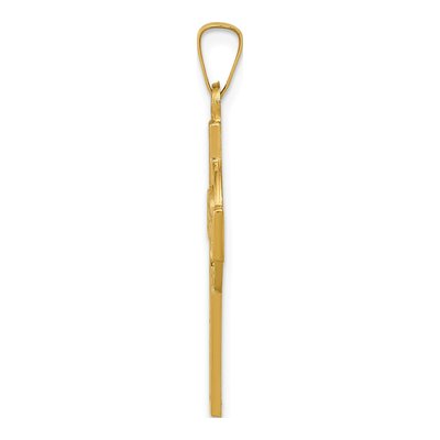 14K Yellow Gold Celtic Cross Pendant – view 3