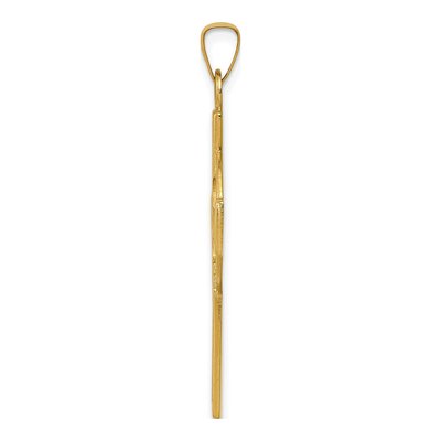 14K Yellow Gold Celtic Cross Charm – view 3