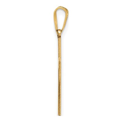 14K Yellow Gold Cross Pendant – view 3