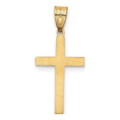 14K Yellow Gold Cross Pendant – view 5