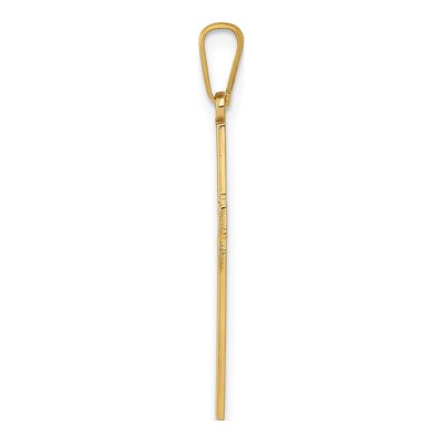 14K Yellow Gold Cross Pendant – view 3