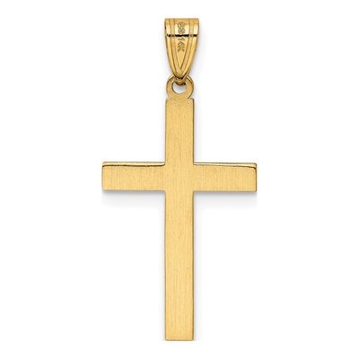 14K Yellow Gold Cross Pendant – view 5